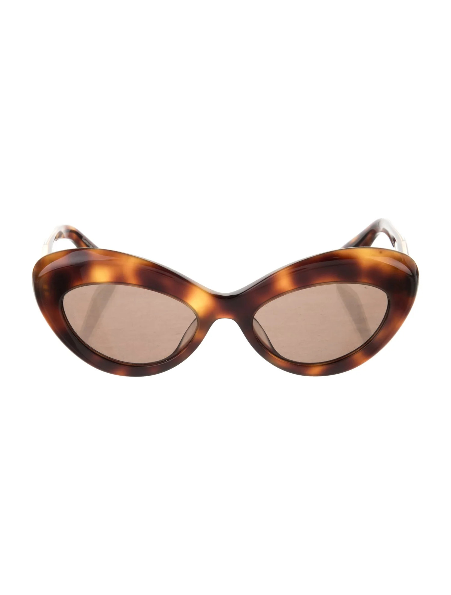 OLIVER PEOPLES x KHAITE Cat-Eye Tinted Sunglasses - Brown Sunglasses, Accessories - KHAIT96217 | ... | The RealReal
