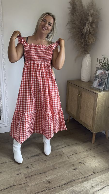 Country concert outfit
Red and white dress
Strawberry dress
Western outfit
Cowboy boots
Amazon dress

Size large 

#LTKMidsize #LTKFindsUnder50 #LTKStyleTip