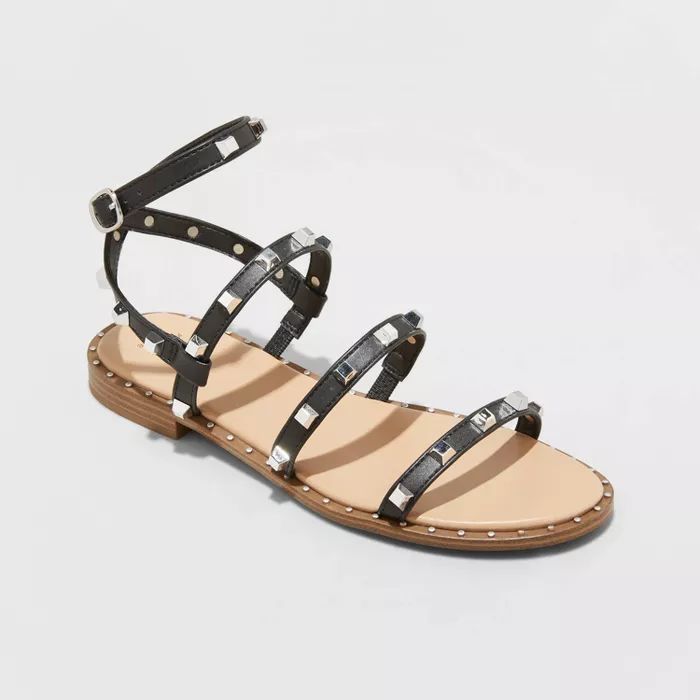 Women's Astrid Studded Strappy Sandals - A New Day™ | Target