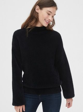 Fuzzy Mockneck Sweater | Gap (US)