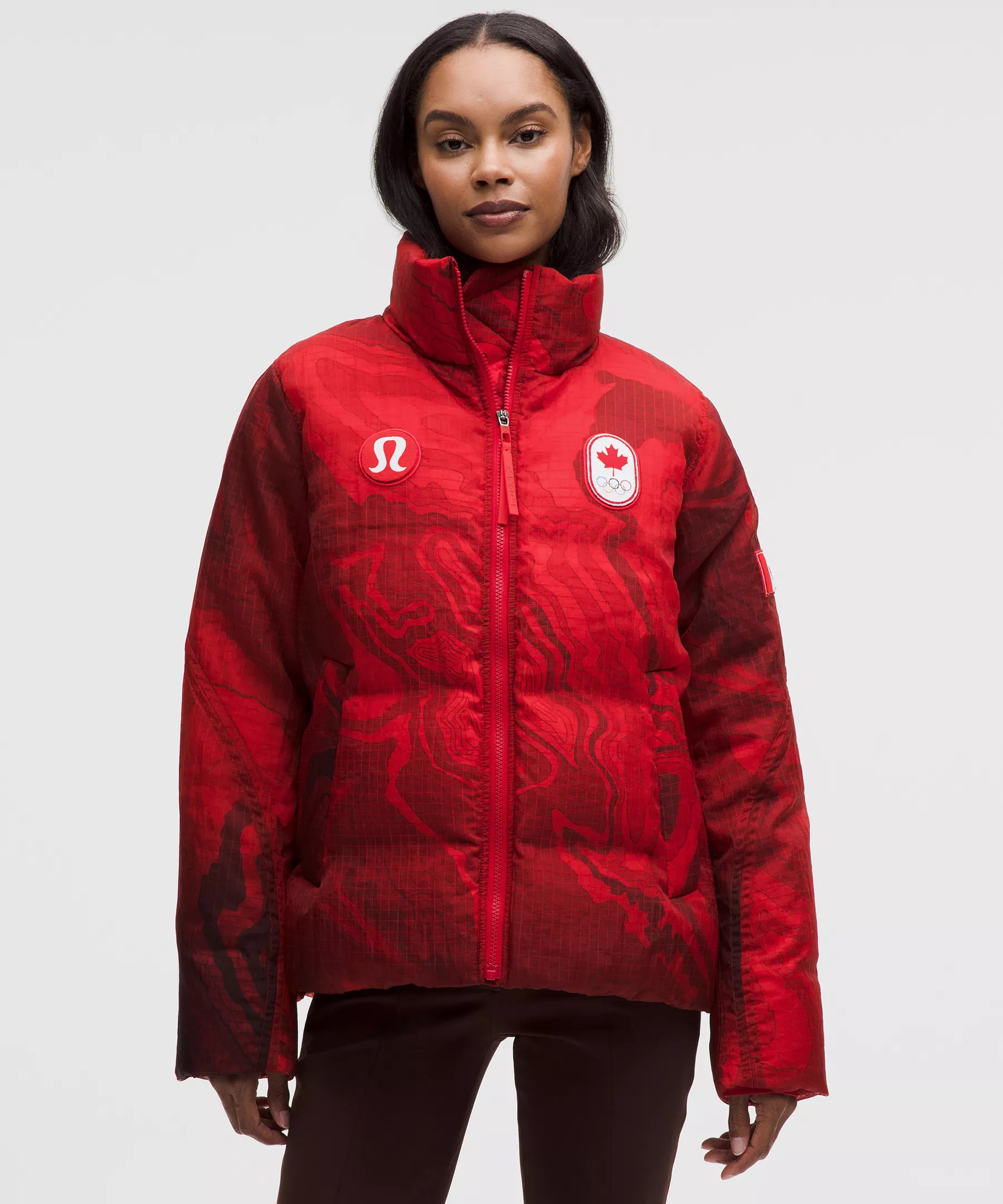 Team Canada Women's Wunder Puff Translucent 600-Down-Fill Jacket | lululemon (CA)