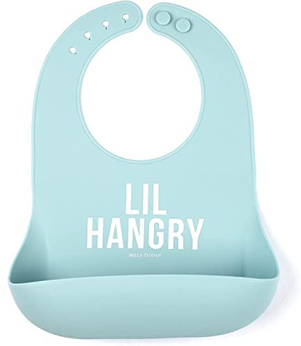 Bella Tunno Wonder Bib - Adjustable Silicone Baby Bibs for Girls & Boys, Durable and Waterproof BPA Free Silicone, Lil Hangry,One Size,WB224 | Amazon (US)