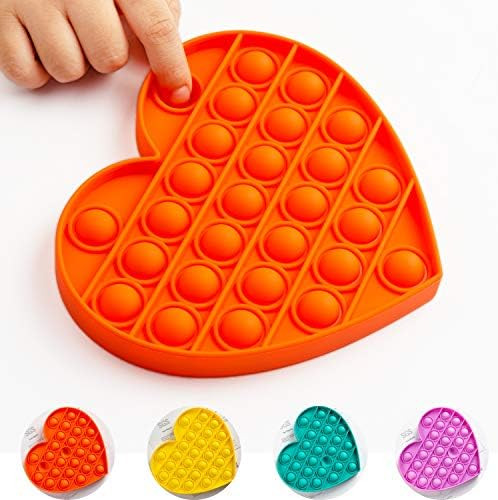 Push Sensory Pop Fidget Toys, Pop Bubble Its It Fidget Poppers Sensory Toys, Stress Anxiety Relief A | Amazon (US)
