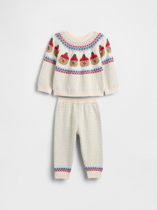 Baby Bear Fair Isle Sweater Outfit Set | Gap (US)