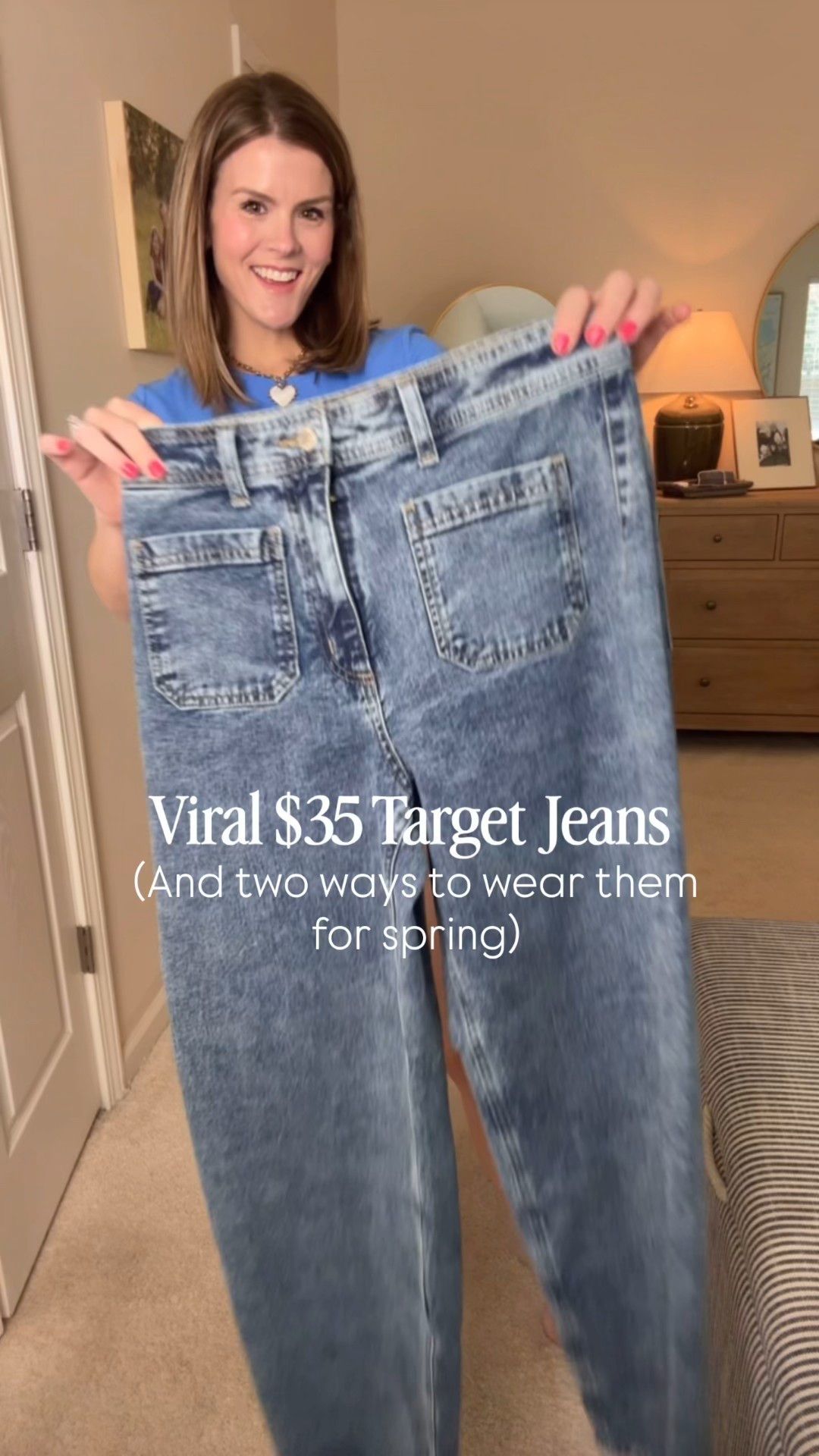 Target’s new & viral sailor straight leg jeans are on sale this weekend! Here’s a couple ways I styled them with some Target spring pieces. I also linked some other finds that will pair well 

I’m wearing the size 6 in the jeans! 

#LTKootd #LTKSaleAlert #LTKmomlife