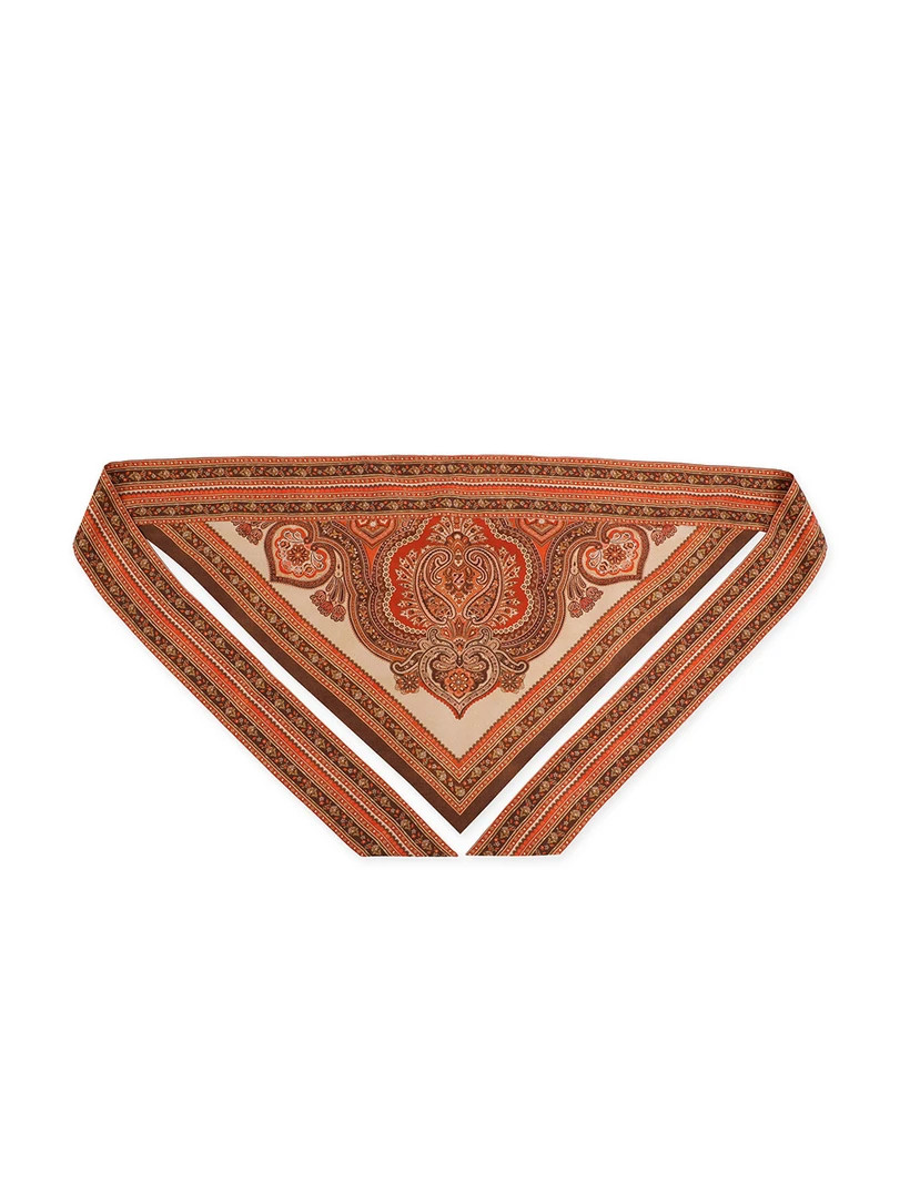Printed Headscarf - Tangerine Paisley            
        
                    

    
    
    

... | ZIMMERMANN (US, CA, EU, MENA)