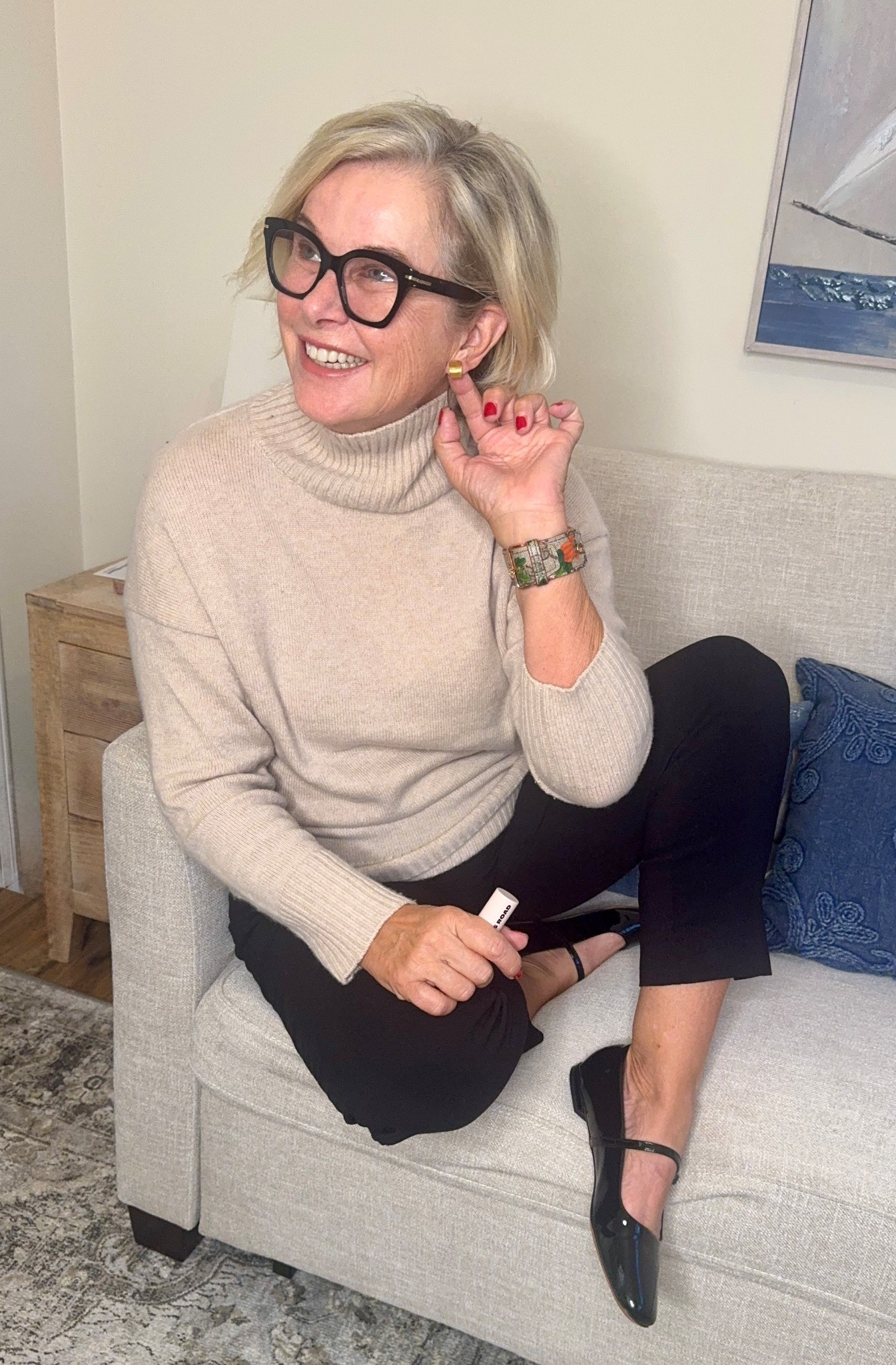 Every day huggy earrings. 
Use code renate20 for 20% off  

#LTKStyleTip