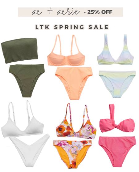 Aerie swimsuits on sale during the LTK Spring Sale! 

#aerieswim 

#LTKSale #LTKswim #LTKsalealert