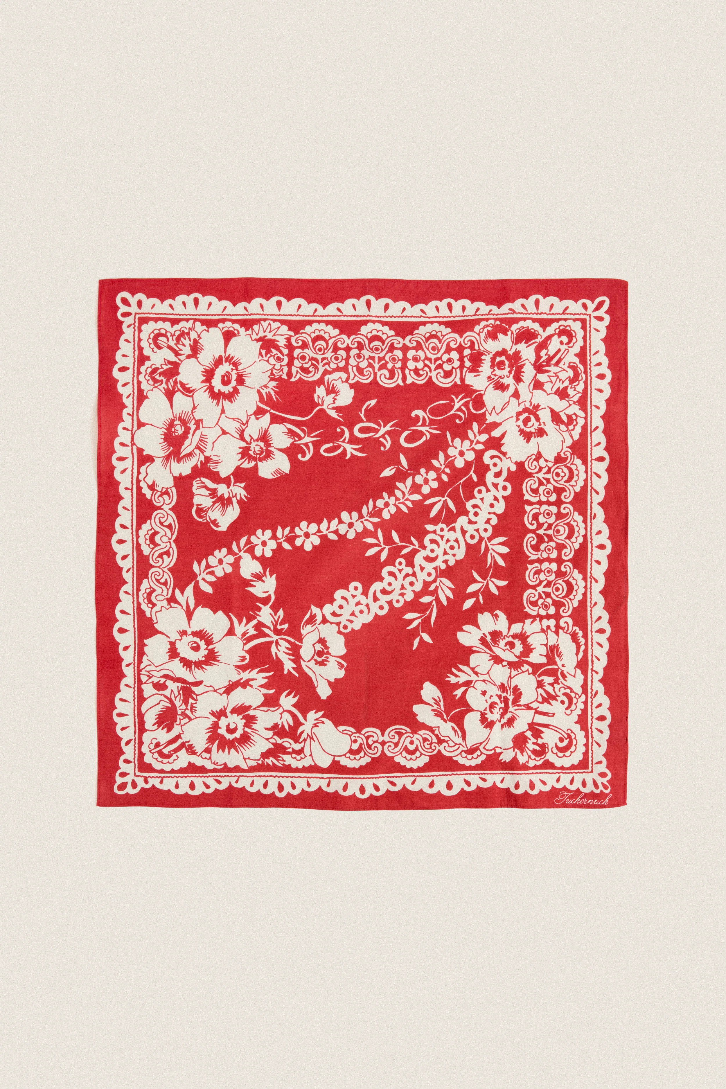 Cherry Tropical Punch Cotton Scarf | Tuckernuck (US)