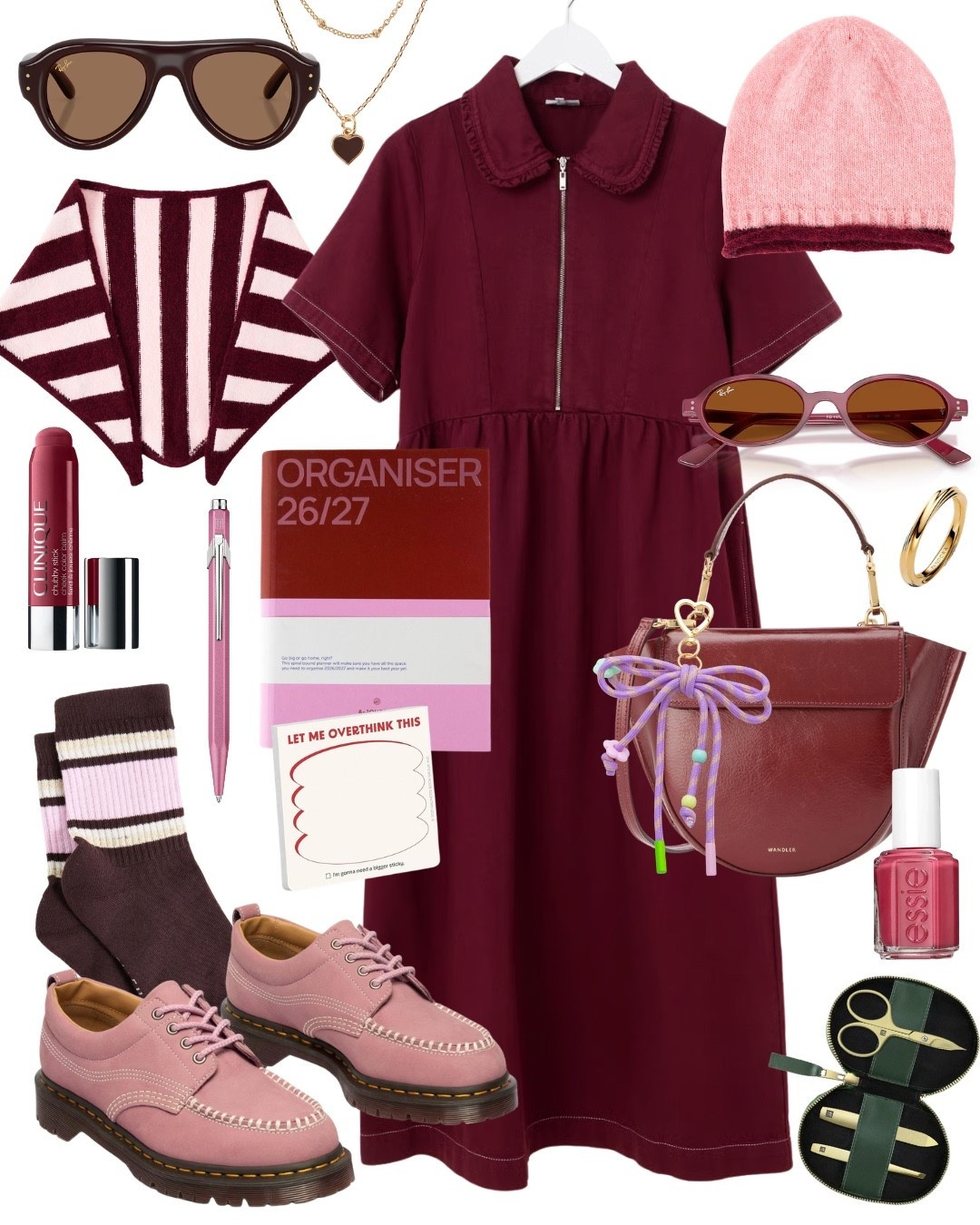 Spätsommer- /Herbstoutfit in Bordeaux und rosa

#cordkleid #drmartens #dopaminedressing #autumnlook

#LTKFashionMonth #LTKautumn #LTKkleider