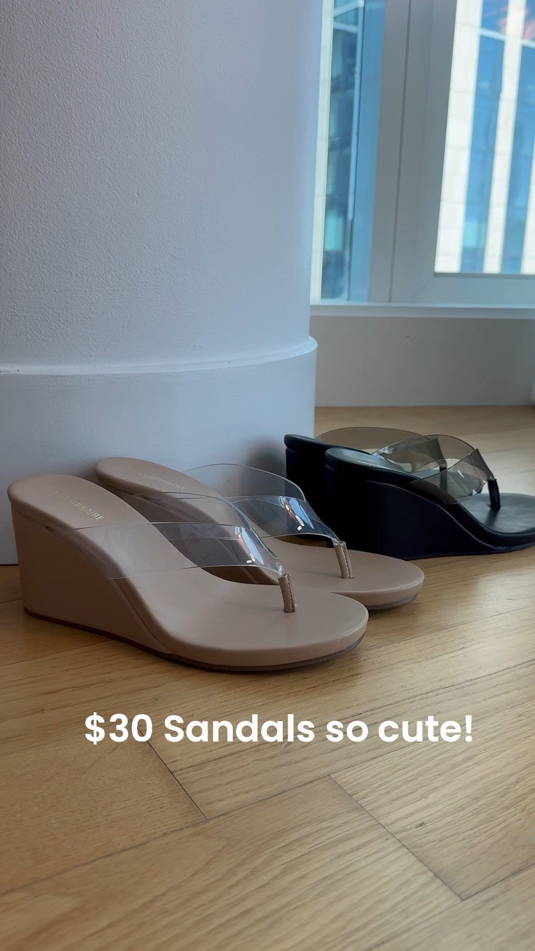 The cutest $30 sandals! Style them up or down, a summer essential! And so cute with a swimsuit!