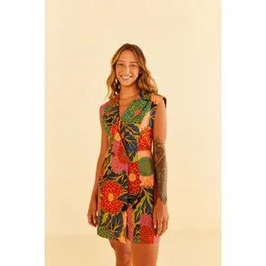 Macaquinho Estampado Floral Vintage | Farm Rio (BR)