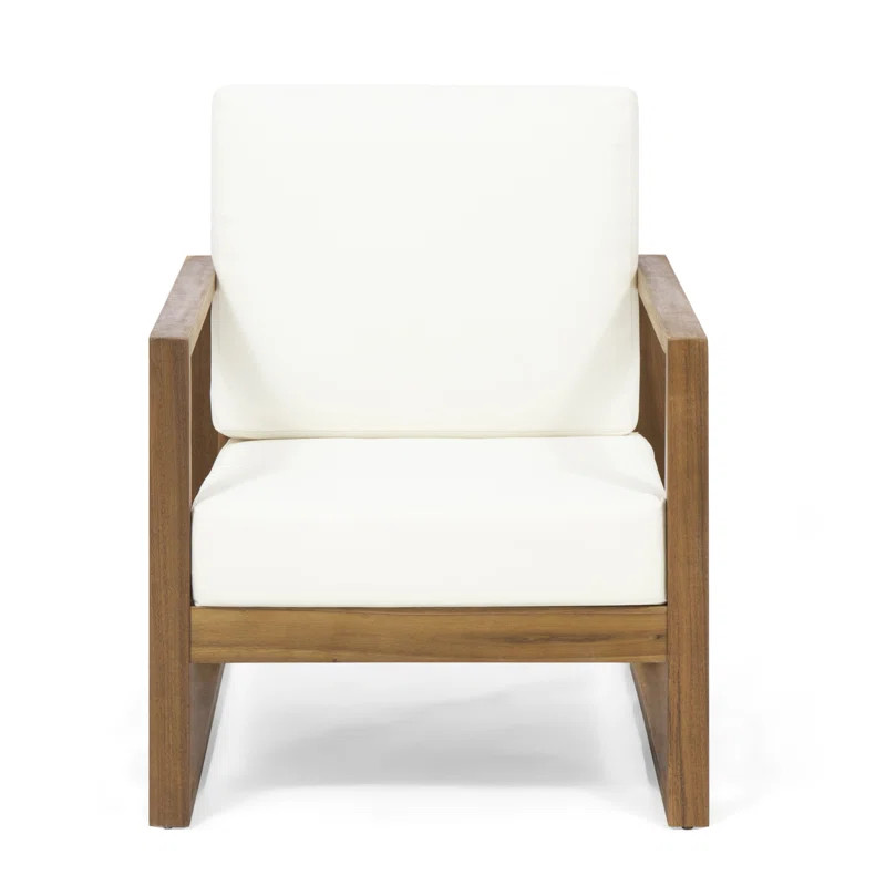 Broaddus Outdoor Patio Chair with Cushions (Set of 2) | Wayfair North America