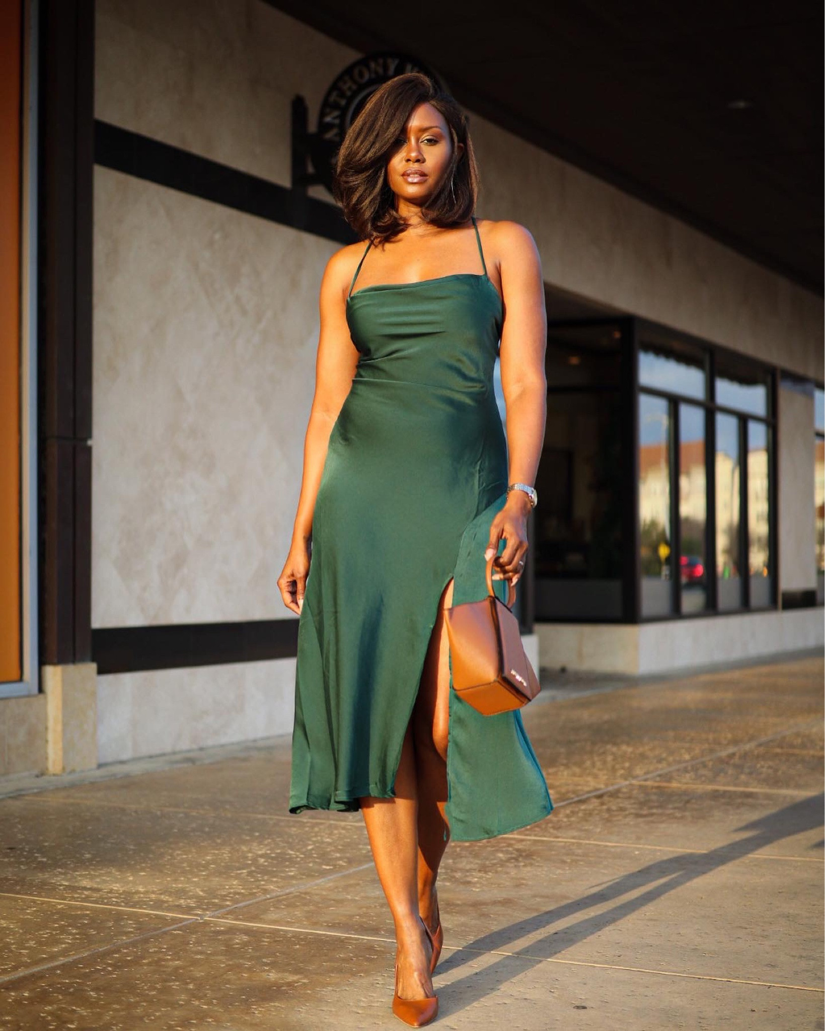 Gaia satin slip dress is perfect for date night, a vacation outfit, wedding guest or Easter
I’m wearing size M


#LTKunder100 #LTKSeasonal #LTKsalealert