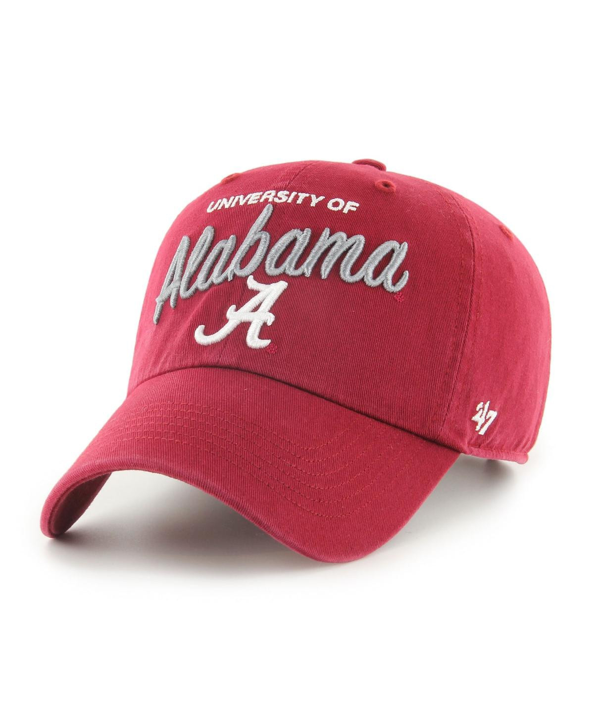Women's '47 Crimson Alabama Crimson Tide Phoebe Clean Up Adjustable Hat - Crimson | Macy's