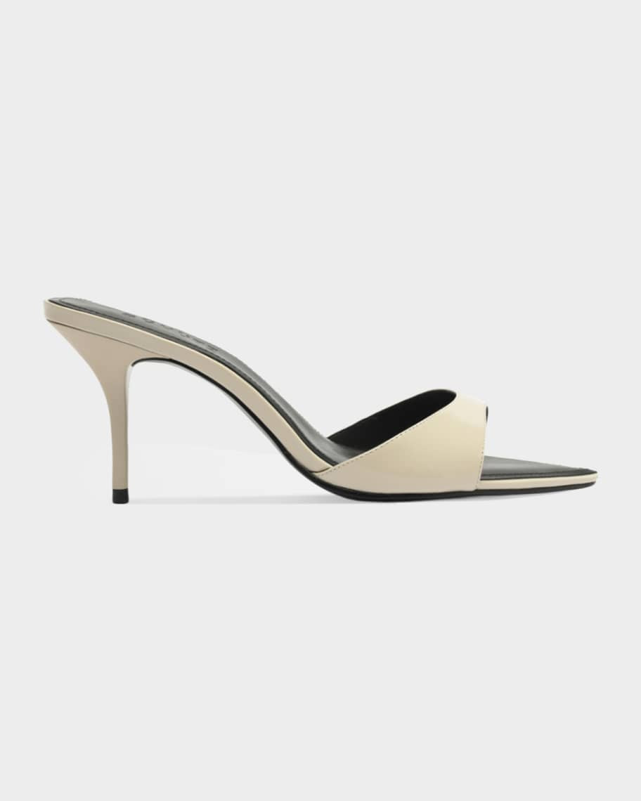 Schutz 75mm Elodie Leather Mules | Neiman Marcus