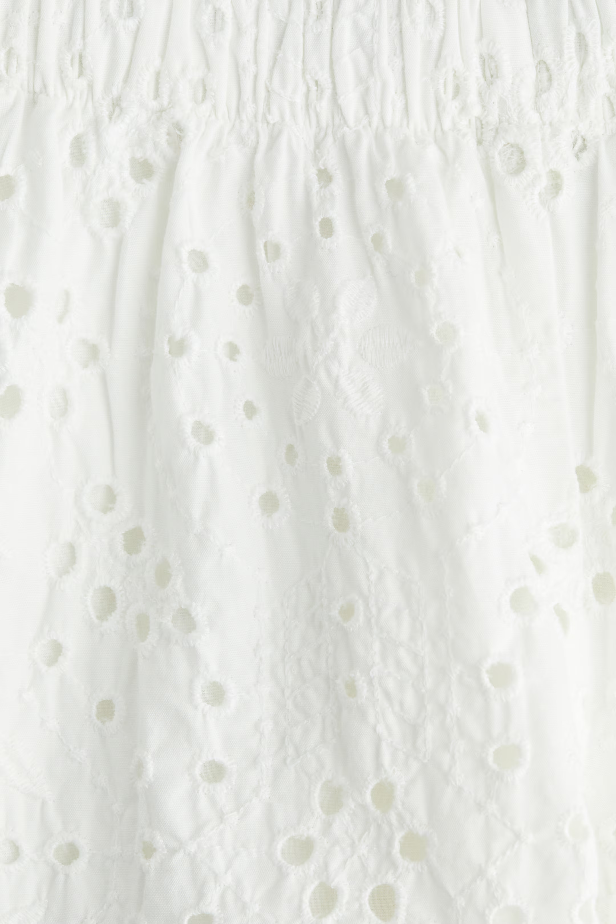 Wide-Leg Pants with Eyelet Embroidery | H&M (US + CA)