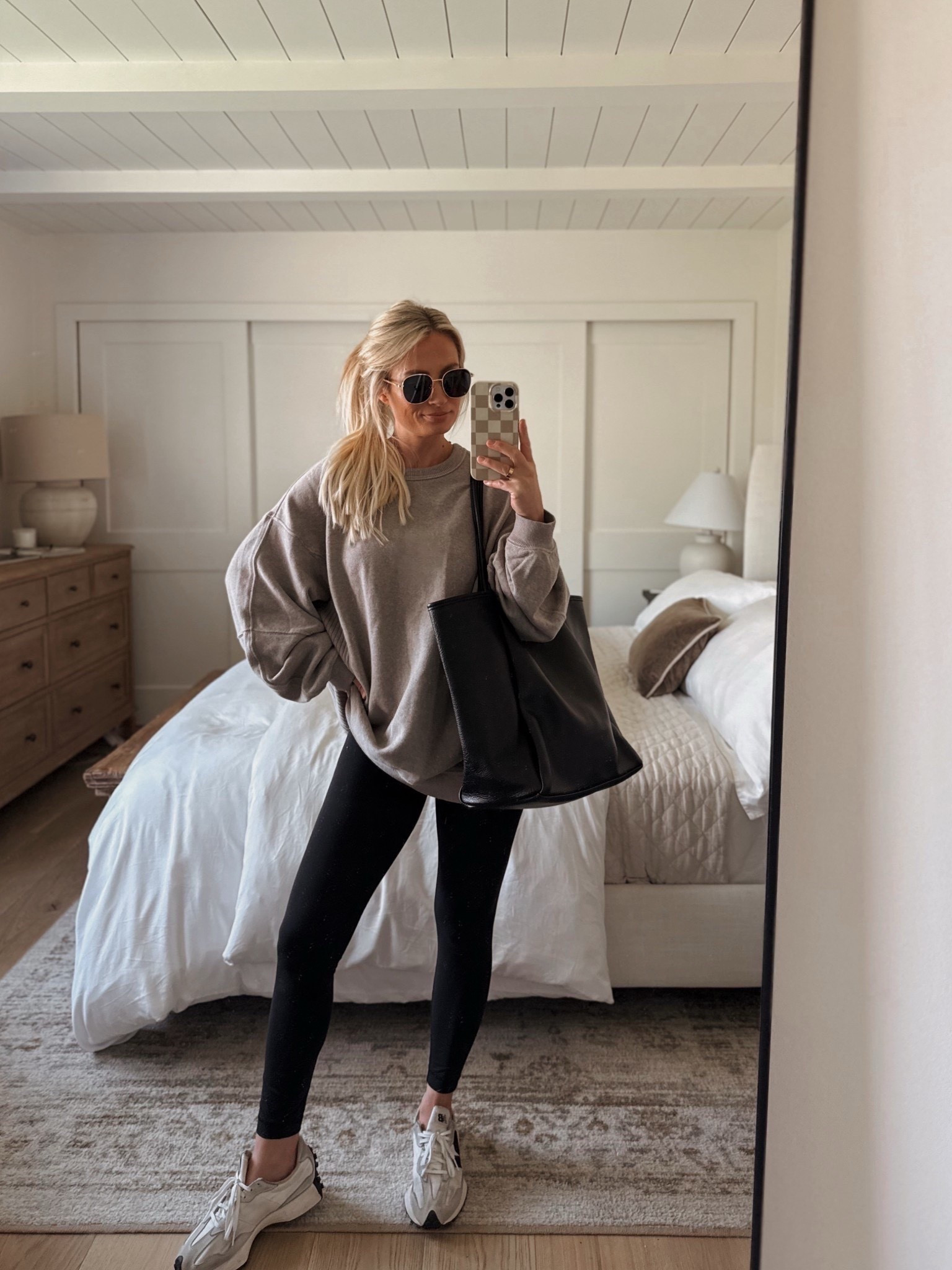 Purse on sale for Prime Day!! 
SWEATER: SMALL
LEGGINGS: SIZE 2 

#LTKSeasonal #LTKSaleAlert