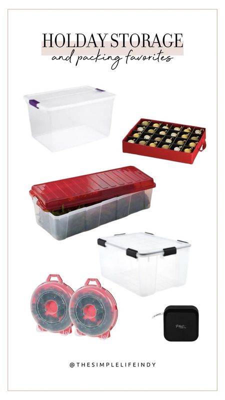 Holiday Storage and Packing Favorites 

#LTKSeasonal #LTKHoliday #LTKhome