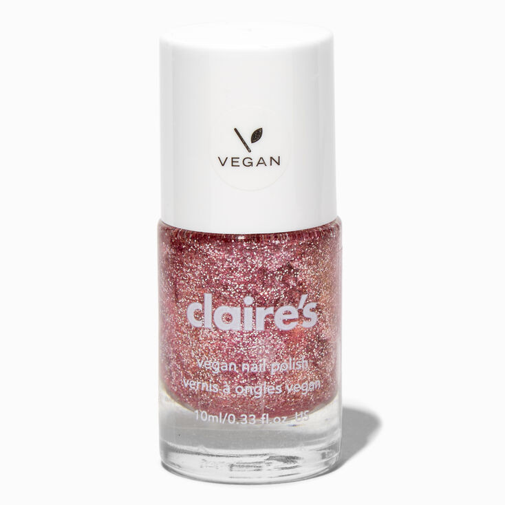 Vegan Glitter Nail Polish - Eye Catching | Claire's (US)