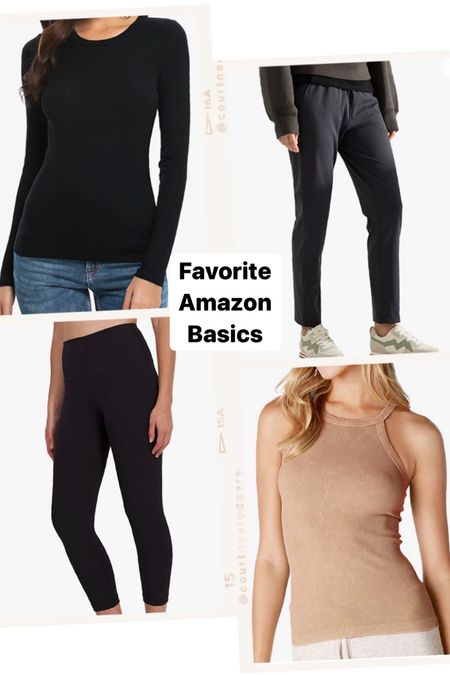 Favorite Amazon Basics and they all come in tons of colors! I wear a small or medium in the long sleeve, small in the leggings, medium in the pants! 💗

Amazon, Amazon fashion, basics, closet staples, tanks, leggings, fall outfit 

#LTKstyletip #LTKtravel #LTKsalealert