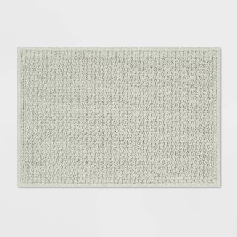 21"x30" Performance Solid Cotton Bath Mat - Threshold™ | Target