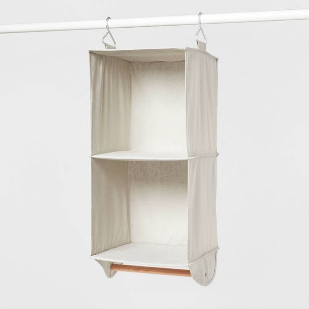 Two Shelf Hanging Closet with Hanging Rod - Brightroom&#8482; | Target