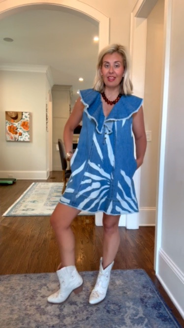 Oh this dress is a yes yall!! We are wearing this everywhere and styling all the ways. I’m in xs dress and 8 boots tts.


#LTKdayinmylife #LTKPetite #LTKOver40