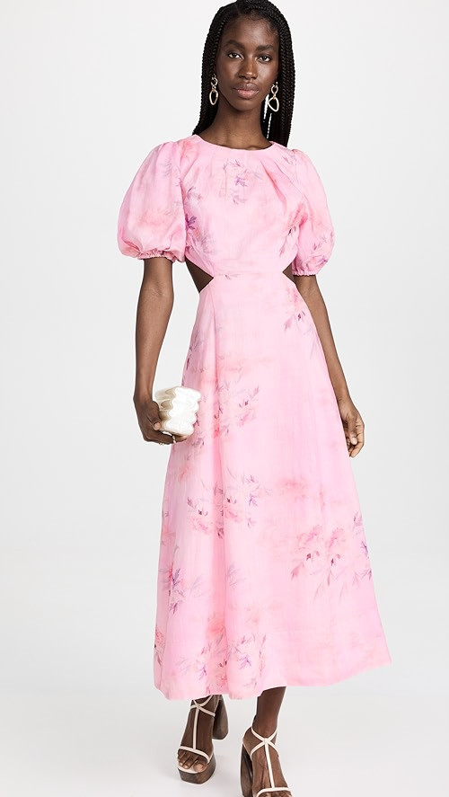 BARDOT Malina Floral Midi Dress | SHOPBOP | Shopbop