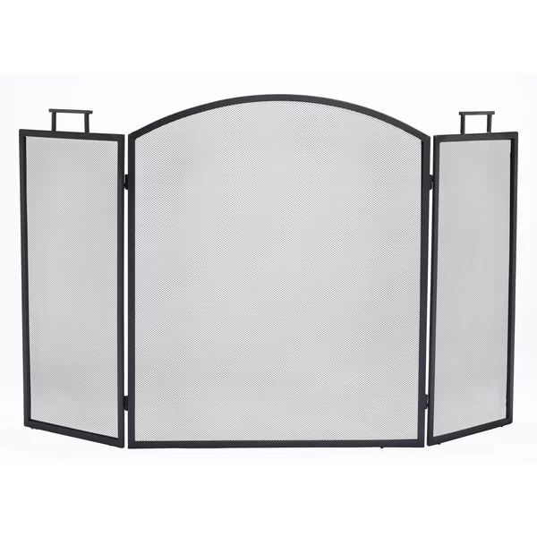 Gerika 3 Panel Steel Fireplace Screen | Wayfair North America