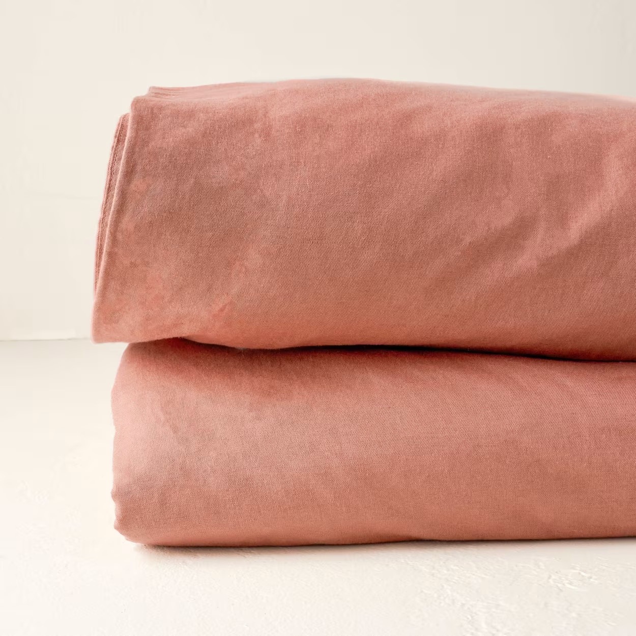 Washed Linen Cotton Duvet Cover - Desert Clay | Magnolia