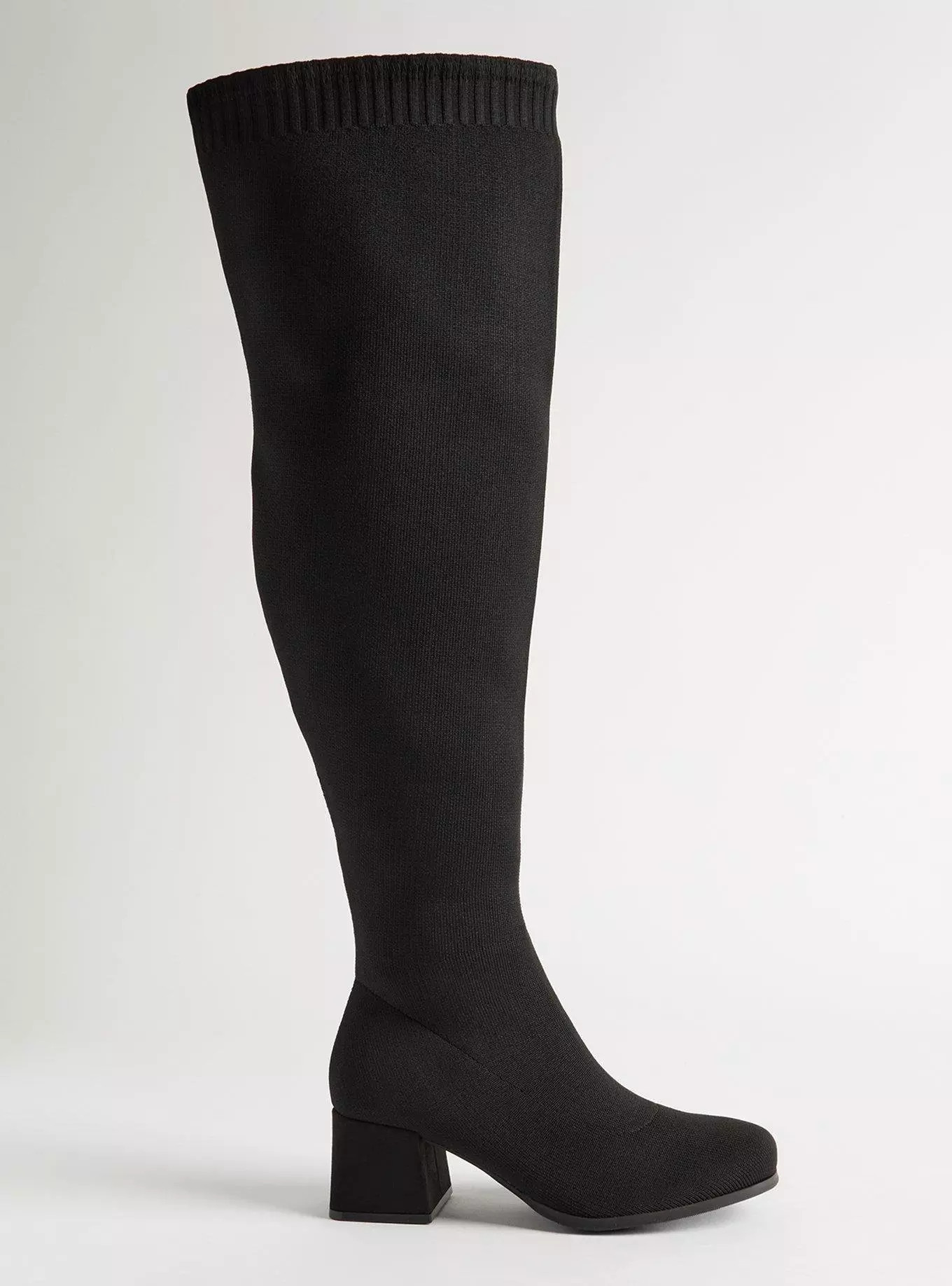 Block Heel Over The Knee Boot (WW) | Torrid (US & Canada)
