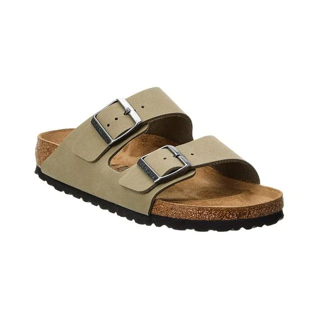 Birkenstock Women's Arizona Birkibuc Narrow Adult Sandal, 38, Khaki | Walmart (US)