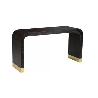 Waterfall 60" Console Table Chelsea House Color: Black | Wayfair North America