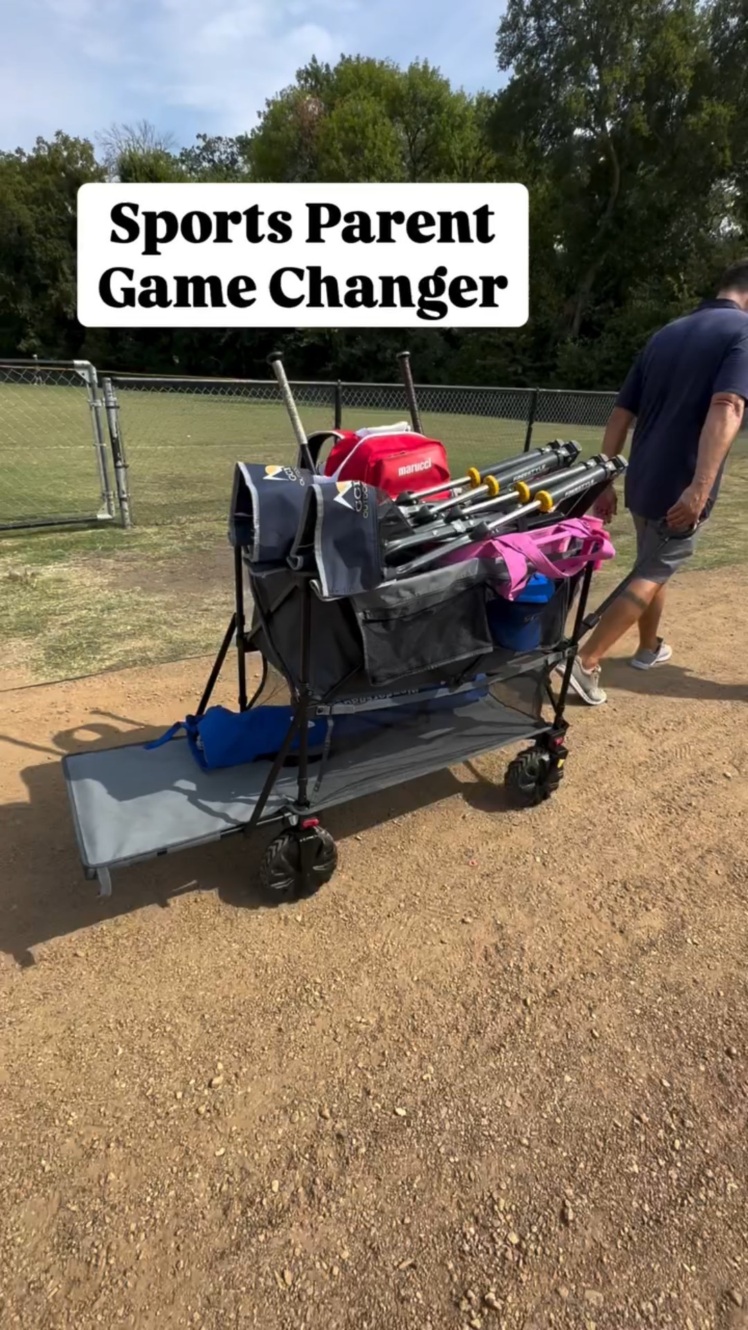 ⚾️🏈⚽️ It folds down easily, rolls smoothly across grass, and handles heavy loads like a pro. If you’re juggling kids, equipment, and a long day at the fields… this is your new MVP. 🏆

Because anything that makes tournament weekends easier is a win in my book.

Sports wagon. Baseball mom. Football mom. Soccer mom. Sports parent. Camping wagon. Sports mom must have. Collapsible utility wagon. Mom hack. Sports family. Outdoor must have.

#LTKmomlife #LTKKids #LTKActive