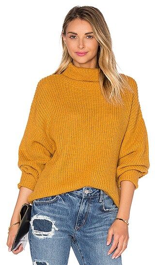 Lovers + Friends Alexa Sweater in Marigold | Revolve Clothing