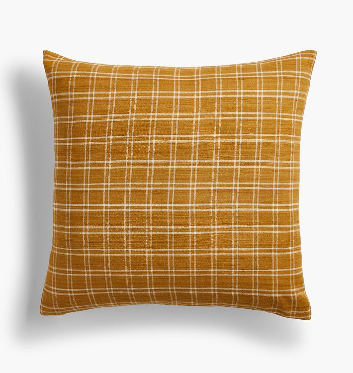 Plaid Silk Pillow Cover | Rejuvenation