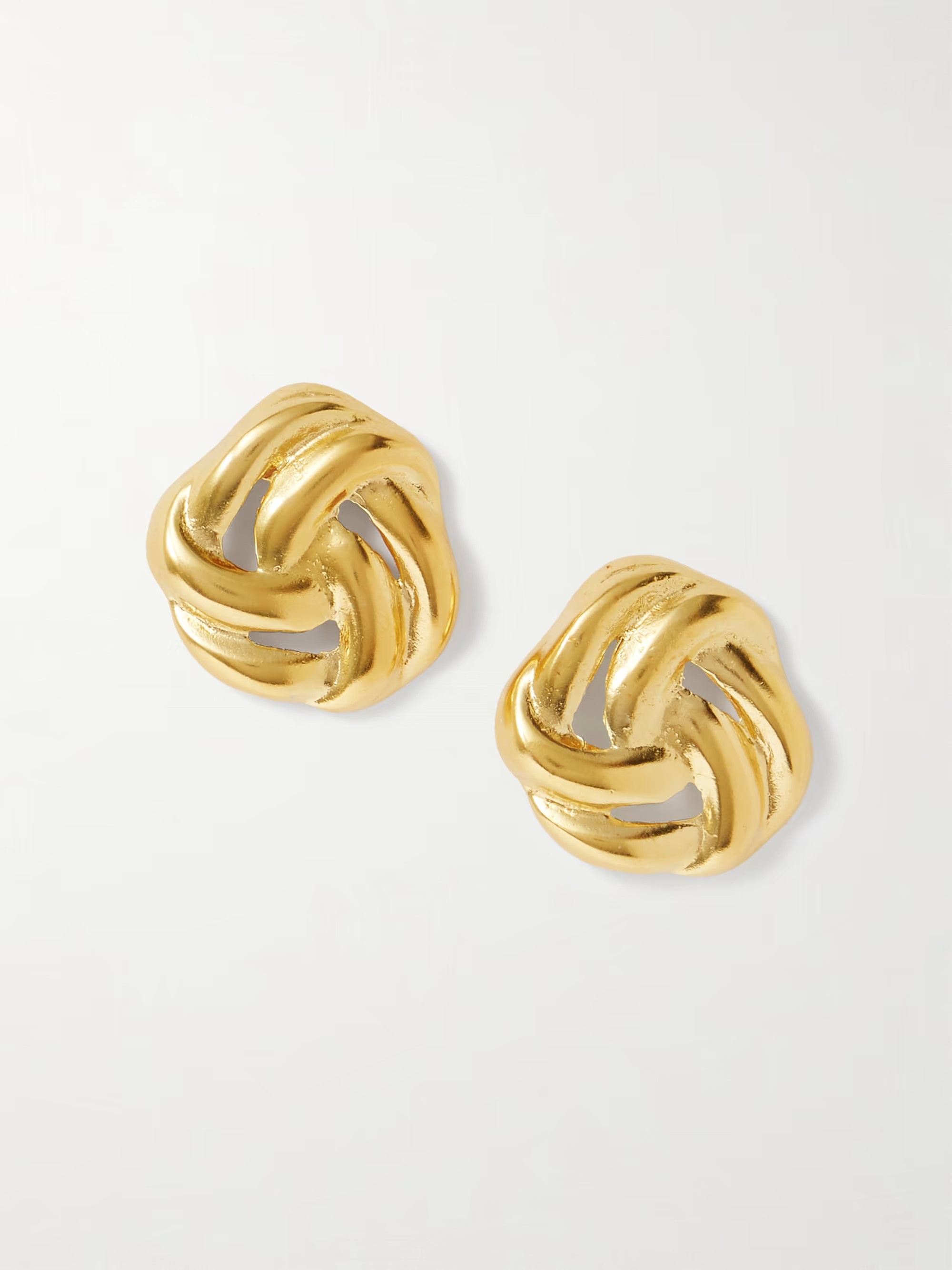 + Danielle Copperman Bal gold-plated earrings | NET-A-PORTER (US)