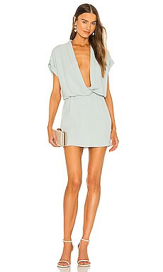 Amanda Uprichard Hera Dress in Thyme from Revolve.com | Revolve Clothing (Global)