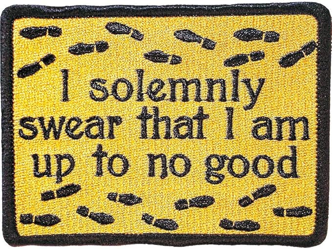 Ata-Boy Harry Potter I Solemnly Swear Officially Licensed Patch, Pin and More! | Amazon (US)