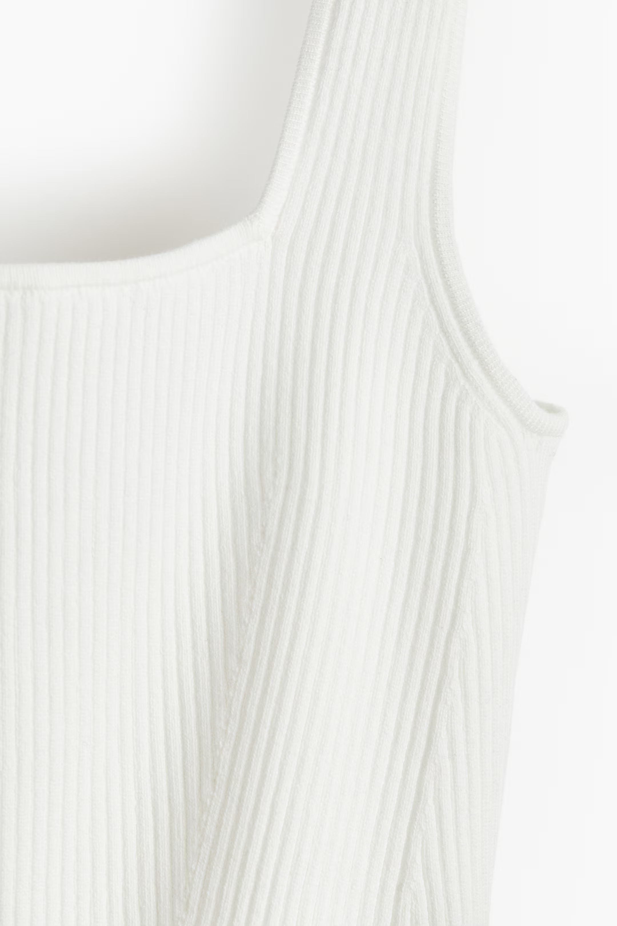 Rib-knit Tank Top | H&M (US + CA)