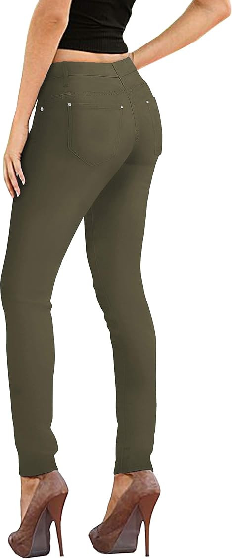 Hybrid & Company Womens Super Stretch Comfy Denim Skinny Jeans | Amazon (US)