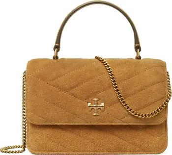 Mini Kira Chevron Quilted Suede Top Handle Bag | Nordstrom