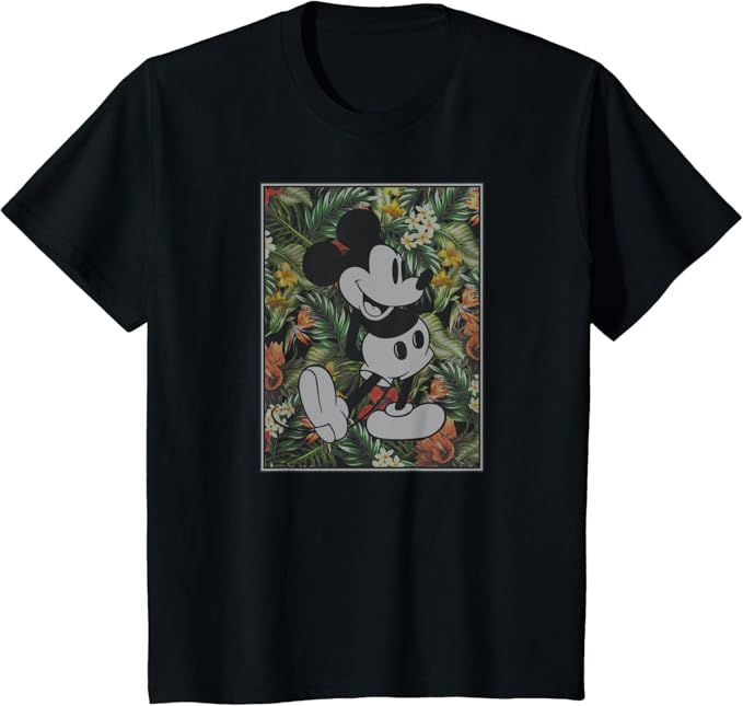 Disney Tropical Mickey Mouse T-Shirt | Amazon (US)