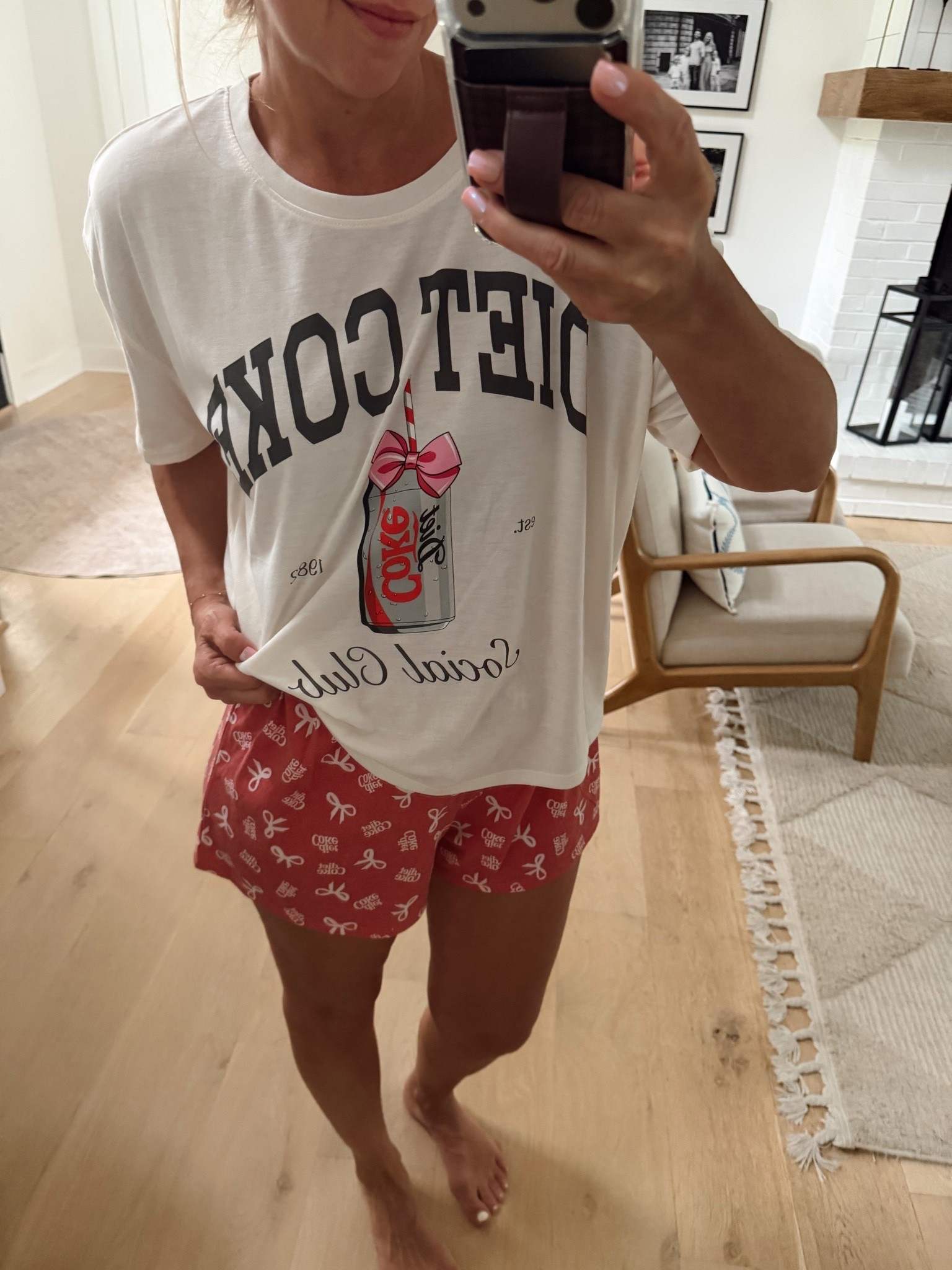 Diet Coke pajamas from Walmart! $15.98 for the set! I’m in a large for a loose fit.

#LTKmorningroutine #LTKdayinmylife