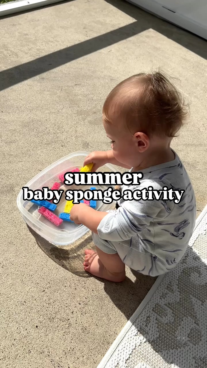 I saw this cute little sensory activity on Pinterest and had to recreate it! Archer’s been loving it! He plays with them outside in his water table, and inside. I boiled them in water before I let him play with them to sterilize them. I just wanted to be extra careful.

#babysensory #babyactivities #12monthbabyactivities #summerbabyactivities #babysensoryplay #sensoryplayideas #sensoryplay 

#LTKBacktoSchool #LTKVideo #LTKBaby