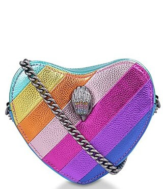 Kurt Geiger London Kensington Metallic Rainbow Heart Crossbody Bag - Multi | Dillard's