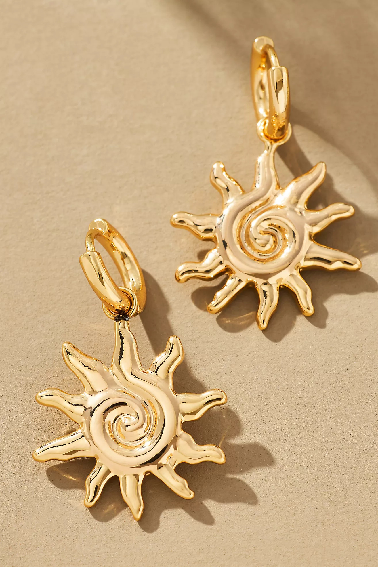 Fun Icon Charm Huggie Hoop Earrings | Anthropologie (US)