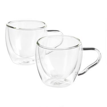 Double Wall Borosilicate Glass Espresso Cup 2 Pack | World Market