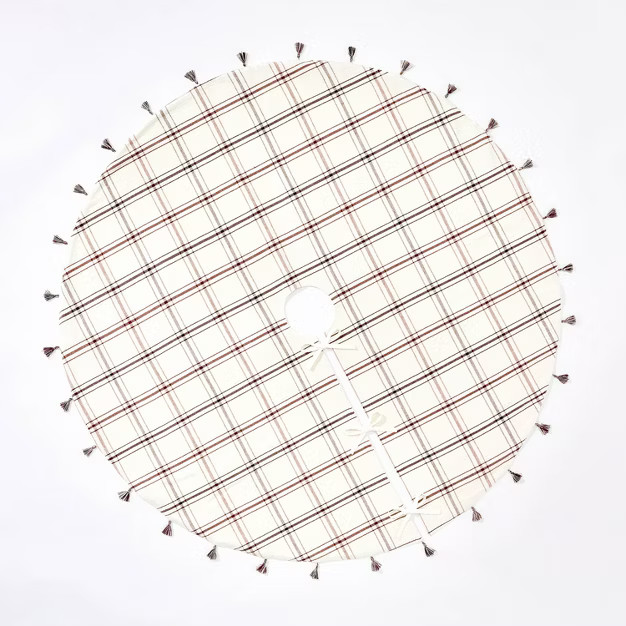 Plaid Tree Skirt Red - Threshold™ designed with Studio McGee | Target